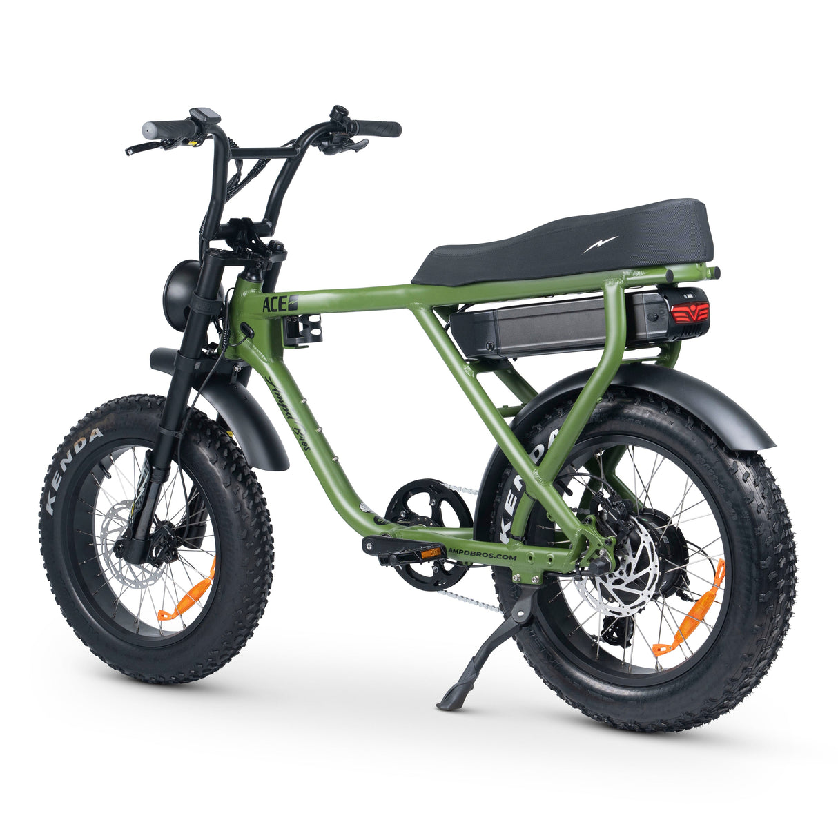 Ampd Bros ACE-X Plus+ High-Performance Fat Tyre Electric Bike, Bafang Motor & Suspension