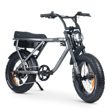 Ampd Bros ACE-X Plus+ High-Performance Fat Tyre Electric Bike, Bafang Motor & Suspension