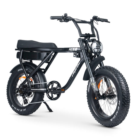Ampd Bros ACE-X Plus+ High-Performance Fat Tyre Electric Bike, Bafang Motor & Suspension