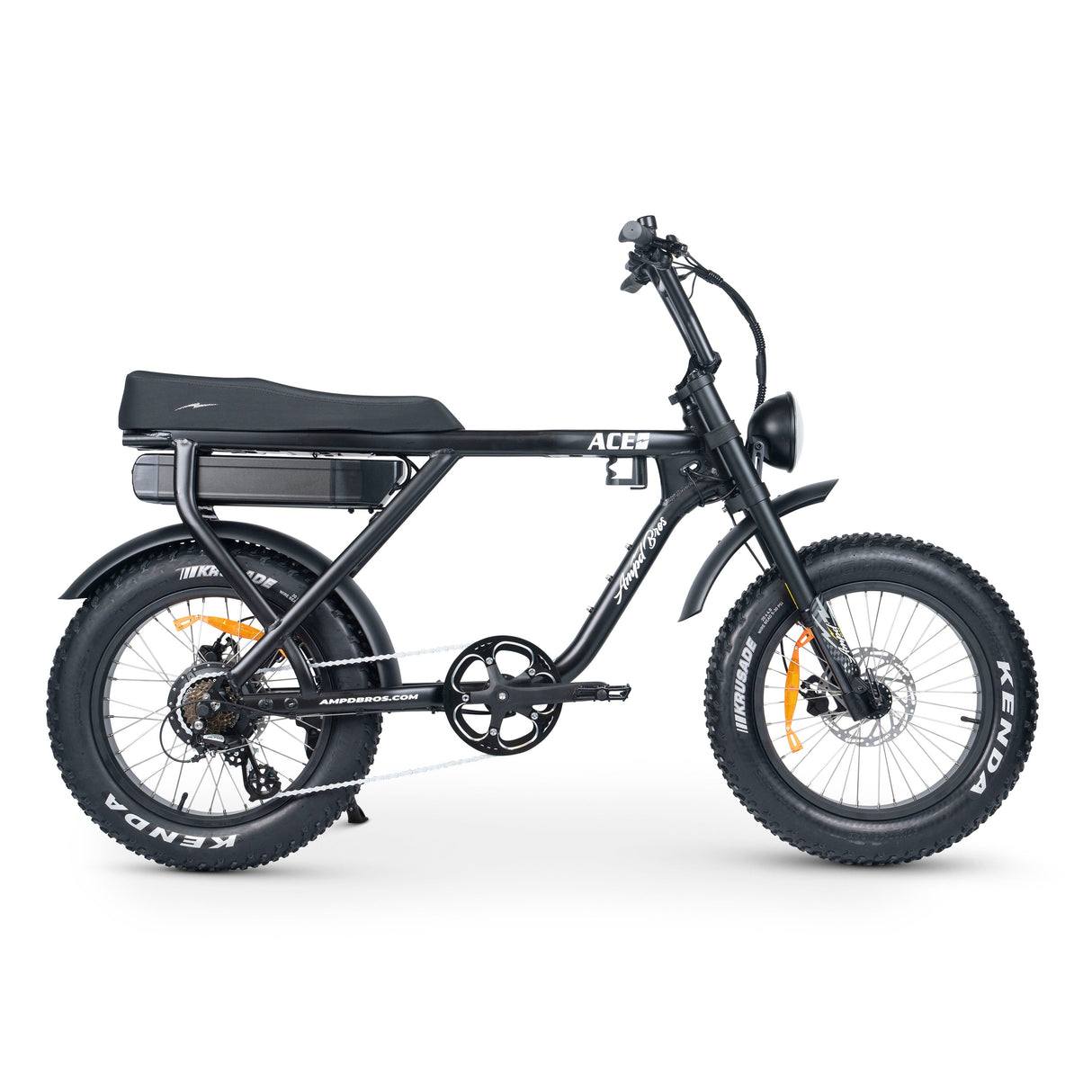 Ampd Bros ACE-X Plus+ High-Performance Fat Tyre Electric Bike, Bafang Motor & Suspension
