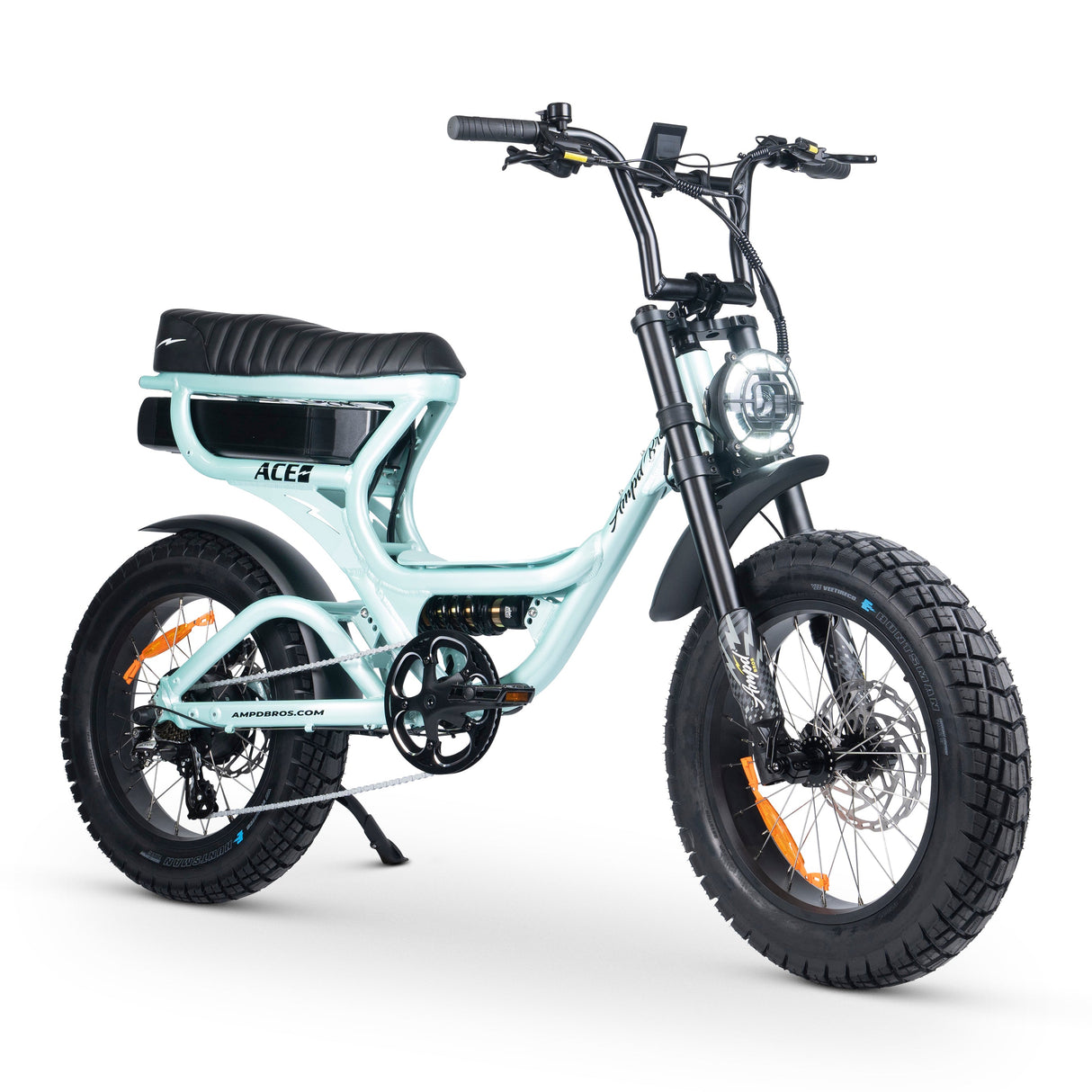 ACE-S PRO Dual Suspension Fat Tyre Electric Bike: Bafang Motor, Long Range
