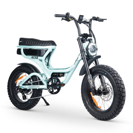 ACE-S PRO Dual Suspension Fat Tyre Electric Bike: Bafang Motor, Long Range