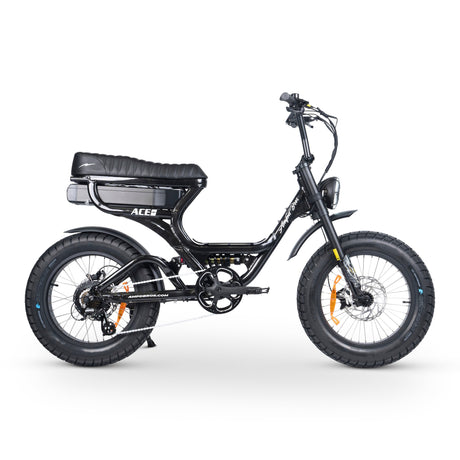 ACE-S PRO Dual Suspension Fat Tyre Electric Bike: Bafang Motor, Long Range