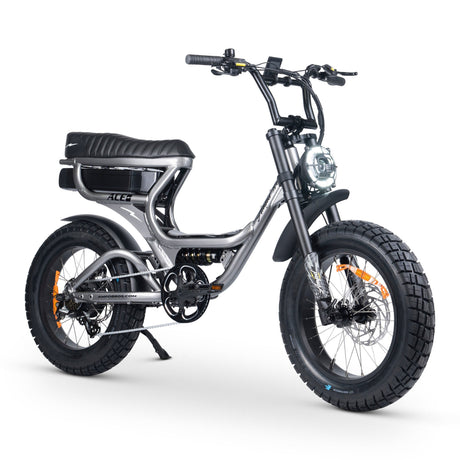 ACE-S PRO Dual Suspension Fat Tyre Electric Bike: Bafang Motor, Long Range