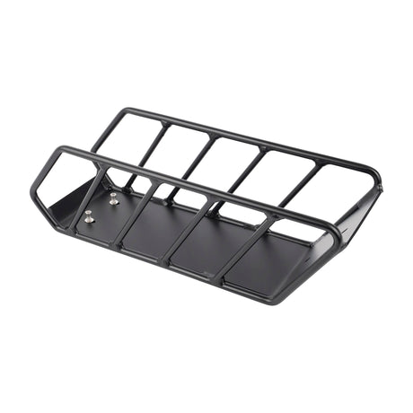 Durable Matte Black Aluminium Frame Mounted Cargo Basket for ACE Electric Bikes