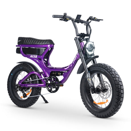 ACE-S PRO Dual Suspension Fat Tyre Electric Bike: Bafang Motor, Long Range