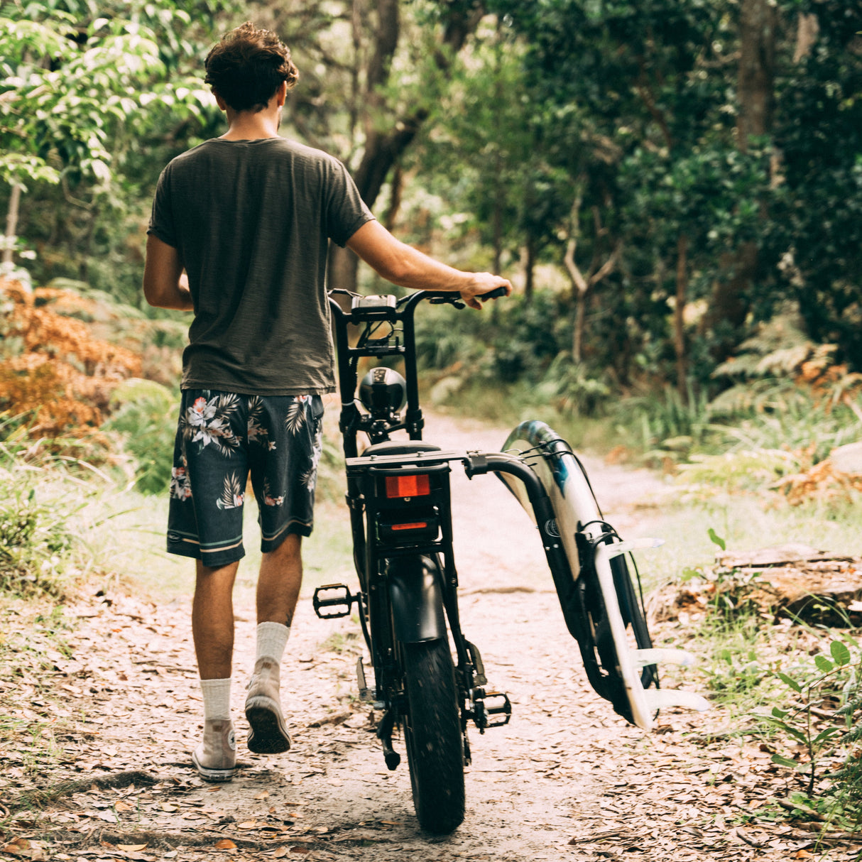 Ultimate ACE Bike Moped Surfboard Rack - Securely Carry Boards up to 8ft