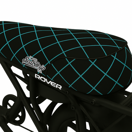 Aqua Diamond Pattern E-Bike Seat Cover for DiroDi Stator Fatboy Models