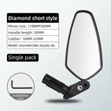 ROCKBROS Bicycle Bar End Mirror: Adjustable HD Cycling Rearview Safety Mirror