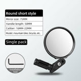 ROCKBROS Bicycle Bar End Mirror: Adjustable HD Cycling Rearview Safety Mirror