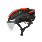Lumos Ultra E-Bike Helmet with Integrated Eye Shield and Smart Turn Signals