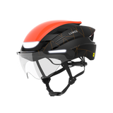 Lumos Ultra E-Bike Helmet with Integrated Eye Shield and Smart Turn Signals