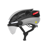 Lumos Ultra E-Bike Helmet with Integrated Eye Shield and Smart Turn Signals