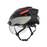 Lumos Ultra E-Bike Helmet with Integrated Eye Shield and Smart Turn Signals