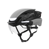 Lumos Ultra E-Bike Helmet with Integrated Eye Shield and Smart Turn Signals