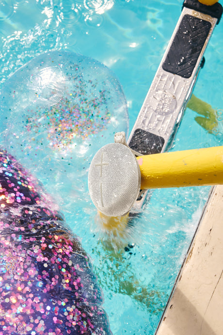 Ultimate Ears MINIROLL Pink Portable Bluetooth Speaker, Waterproof, Long-Lasting Battery, Bike Clippable!