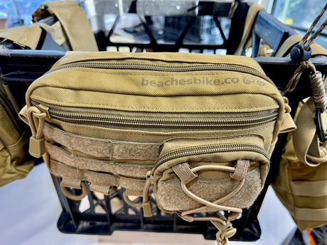 Army-Style Molle Panel Handlebar Bag