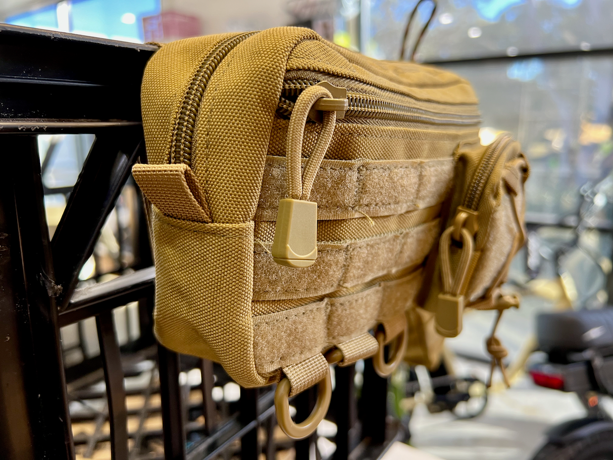 Army-Style Molle Panel Handlebar Bag