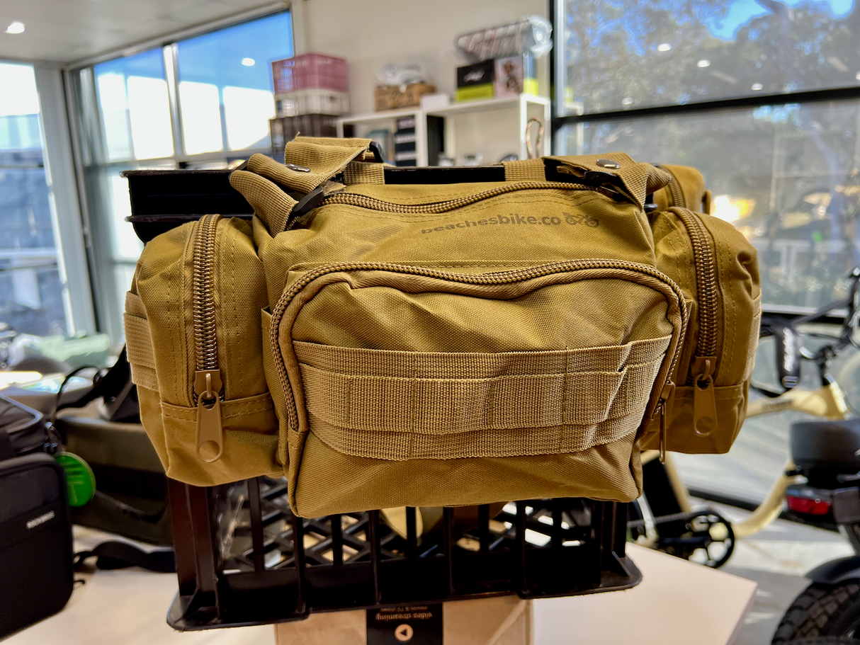 Army-Style Molle Panel Saddle Bag (Multi Pocket)