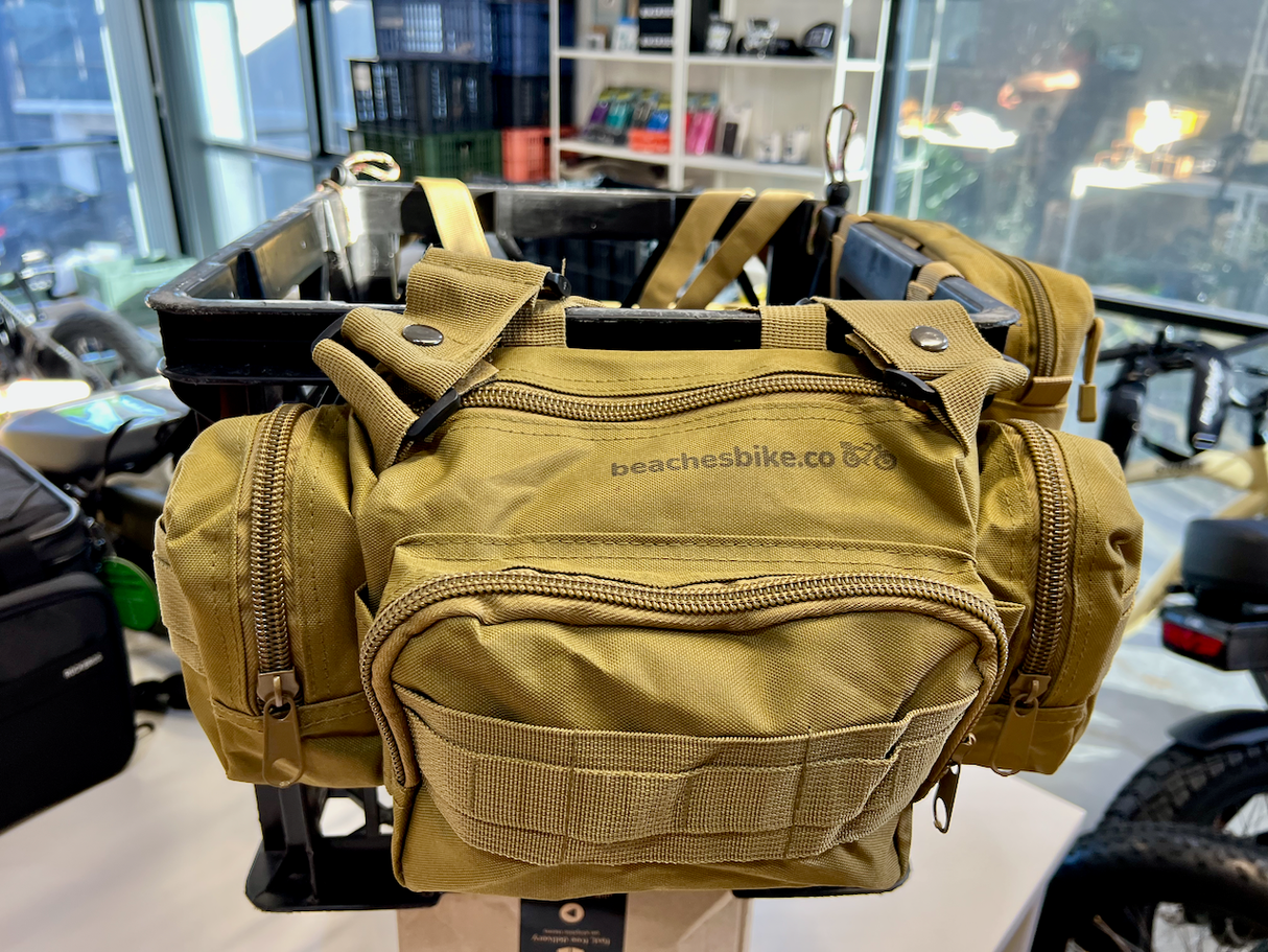 Army-Style Molle Panel Saddle Bag (Multi Pocket)