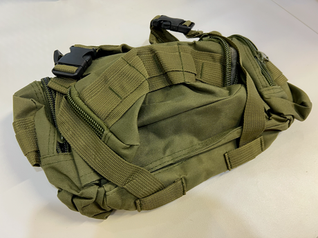 Army-Style Molle Panel Saddle Bag (Multi Pocket)