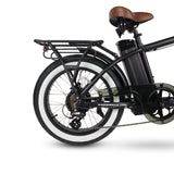 Stubbie Electric Bike Rear Cargo Rack - Heavy Duty Matte Black Carrier