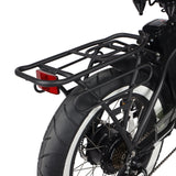 Stubbie Electric Bike Rear Cargo Rack - Heavy Duty Matte Black Carrier