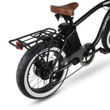 Stubbie Electric Bike Rear Cargo Rack - Heavy Duty Matte Black Carrier