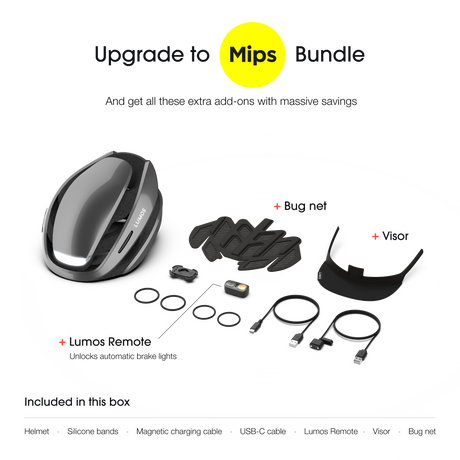 Lumos Ultra Smart Helmet: Integrated LED Lights, Turn Signals, MIPS