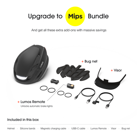Lumos Ultra Smart Helmet: Integrated LED Lights, Turn Signals, MIPS
