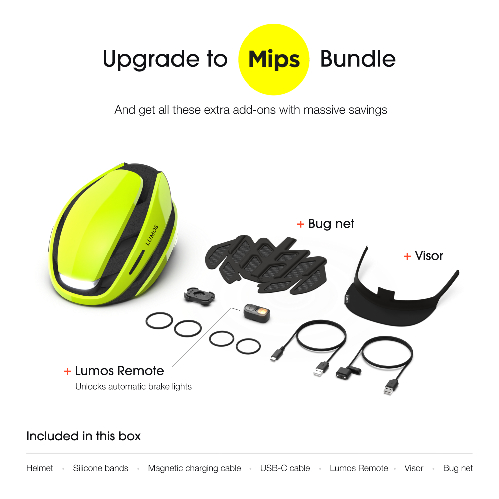 Lumos Ultra Smart Helmet: Integrated LED Lights, Turn Signals, MIPS