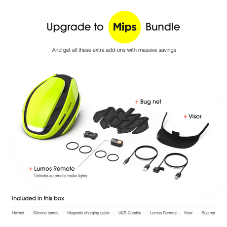 Lumos Ultra Smart Helmet: Integrated LED Lights, Turn Signals, MIPS