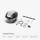 Lumos Ultra E-Bike Helmet with Integrated Eye Shield and Smart Turn Signals