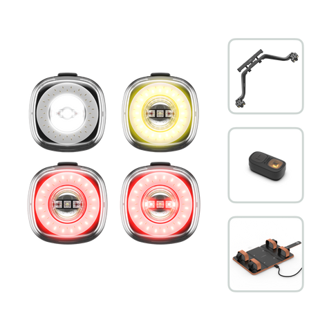 Lumos Firefly Bike Lights Bundle: Enhanced Visibility, Turn Signals, Remote