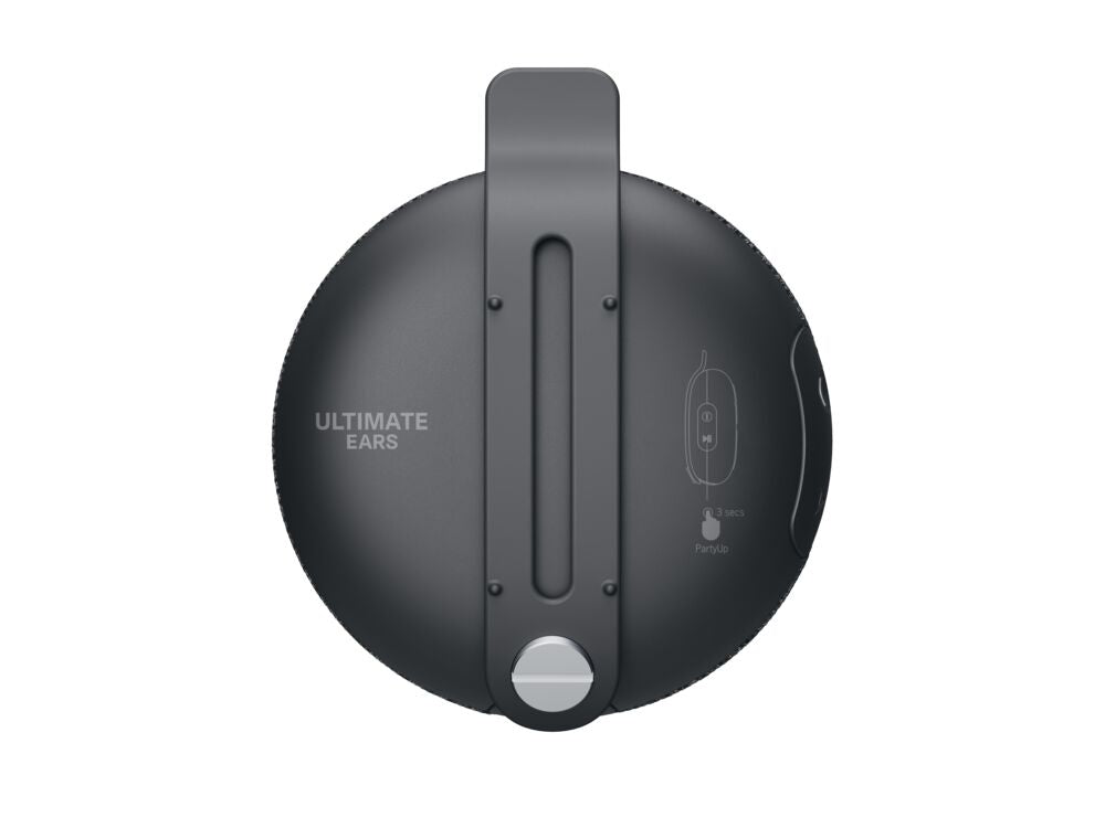 Ultimate Ears MINIROLL Pink Portable Bluetooth Speaker, Waterproof, Long-Lasting Battery, Bike Clippable!