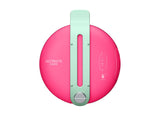 Ultimate Ears MINIROLL Pink Portable Bluetooth Speaker, Waterproof, Long-Lasting Battery, Bike Clippable!