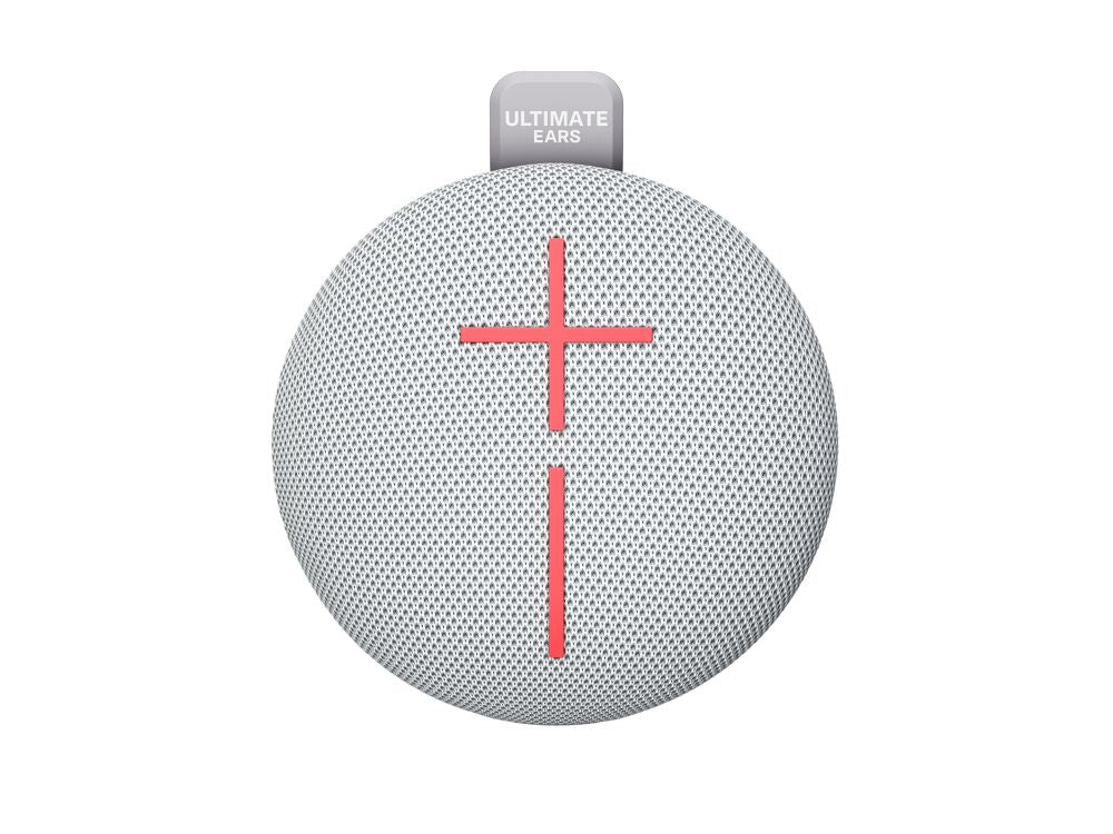 Ultimate Ears MINIROLL Pink Portable Bluetooth Speaker, Waterproof, Long-Lasting Battery, Bike Clippable!
