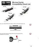 Mo-Tow 1.9M Heavy Duty Motocross Motorcycle Tow Hitch Bike Carrier