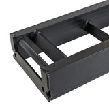 Mo-Tow 1.9M Black Motocross Motorcycle Carrier - Heavy Duty Tow Hitch Rack