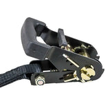 Heavy Duty Ratchet Tie Down Straps for Motorbikes & Motocross (2-Pair)