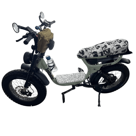 Manga Rush E-Bike Seat Cover: Durable, Water-Resistant, Bold Anime Graphics