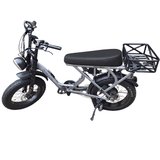 Stealth Midnight Black E-Bike Seat Cover for DiroDi, Stator, Ampd Bros