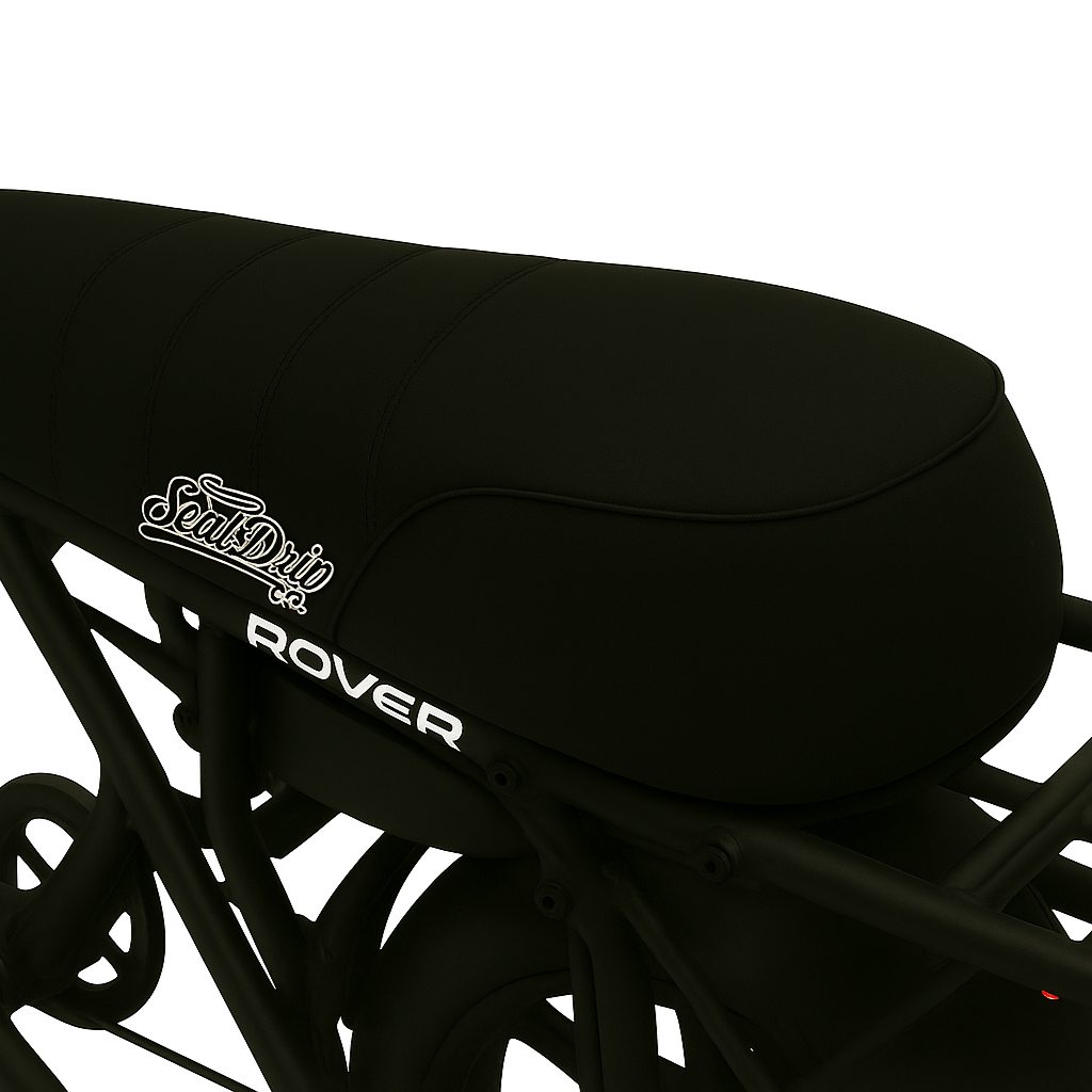 Stealth Midnight Black E-Bike Seat Cover for DiroDi, Stator, Ampd Bros
