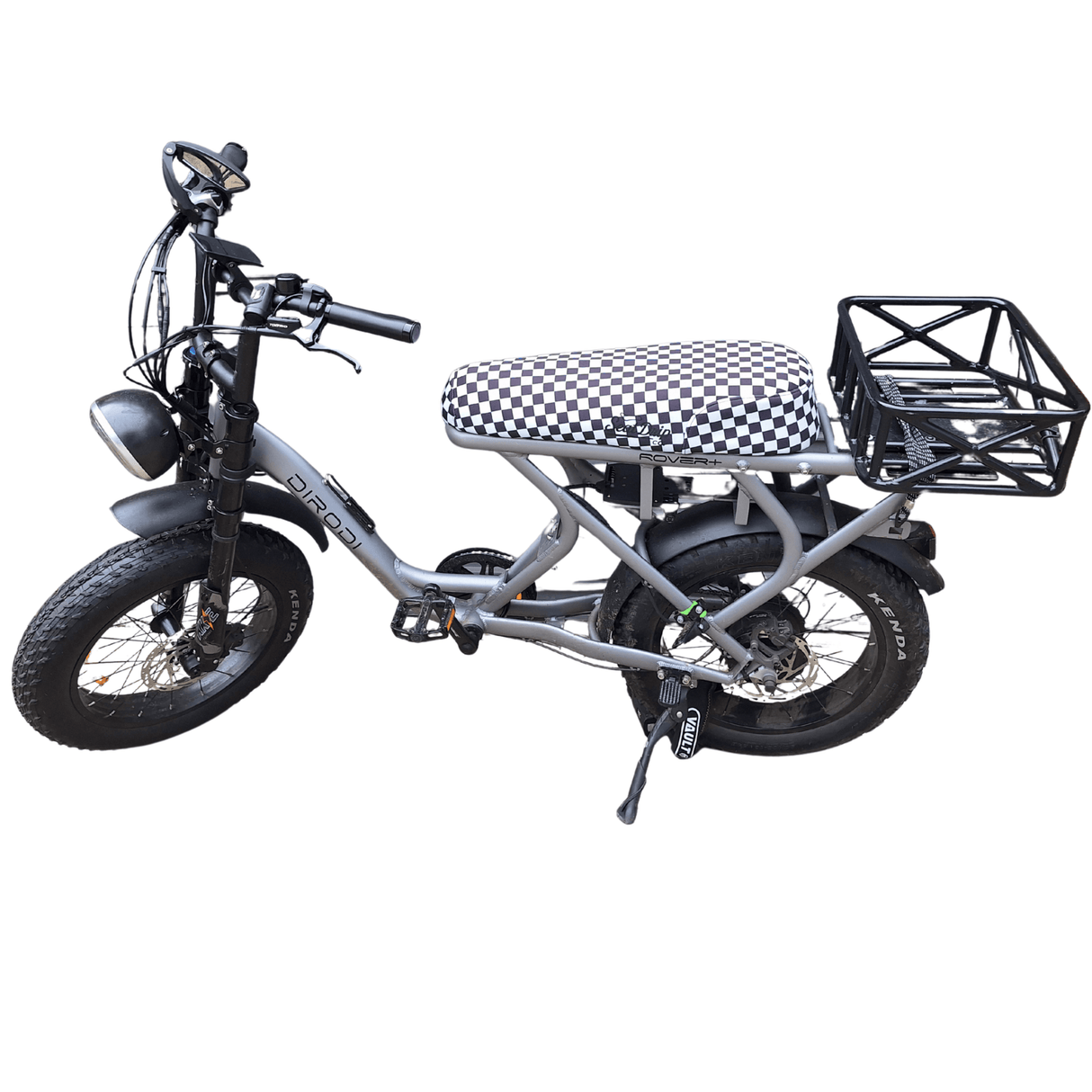 Premium Checkered E-Bike Seat Cover for DiroDi Stator Fatboy Ampd Bros