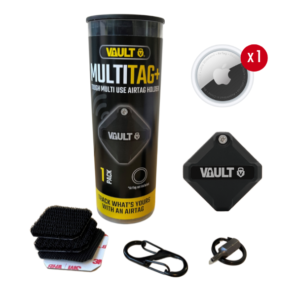 Durable Fibreglass AirTag Mount for Secure Tracking of Bikes, Luggage