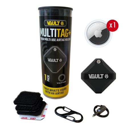 Durable Fibreglass AirTag Mount for Secure Tracking of Bikes, Luggage