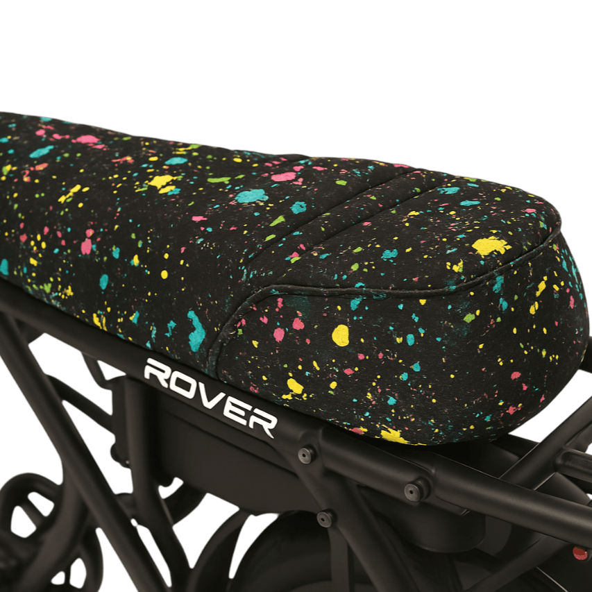 Vibrant Neon Splash E-Bike Seat Cover for DiroDi, Stator, Ampd Bros