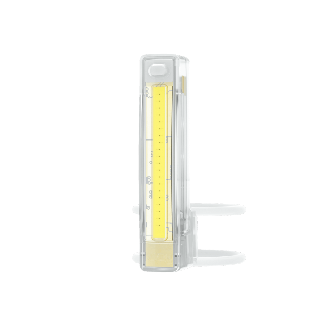 Knog Plus Front Bike Light - Bright, Wearable, USB Rechargeable Cycling Safety