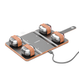 Lumos Firefly Quad Charging Mat: Portable, Smart, Safe, Simultaneous 4-Light Charging