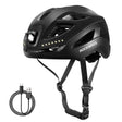 ROCKBROS USB-C Rechargeable Cycling Safety Helmet with Integrated Warning Lights